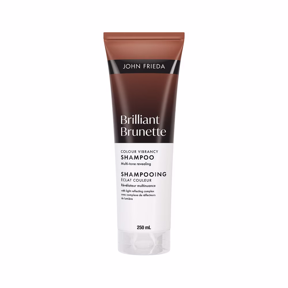 John frieda brilliant brunette shampooing éclat couleur pour des tons et une texture restaurés