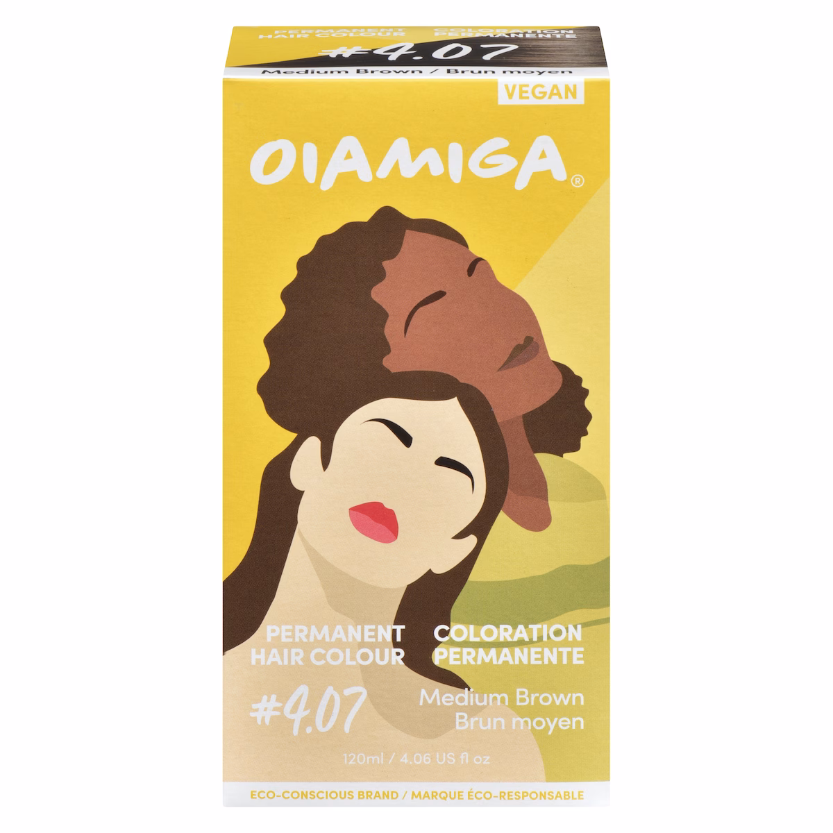 Coloration permanente #4.07 brun moyen