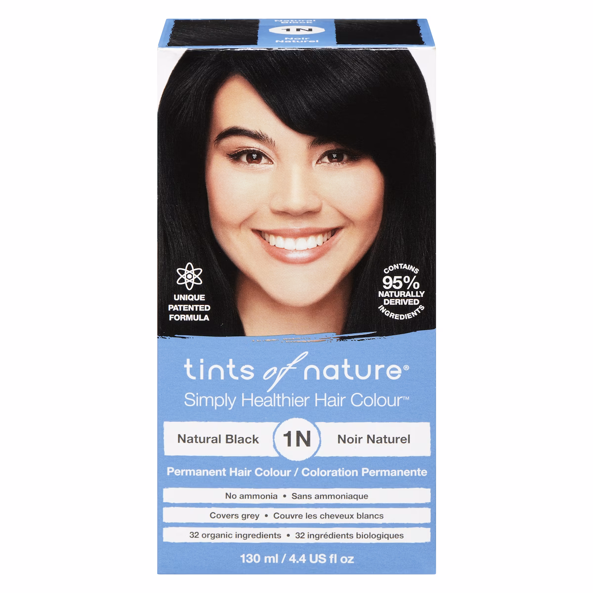 Colorant capillaire 1N noir naturel