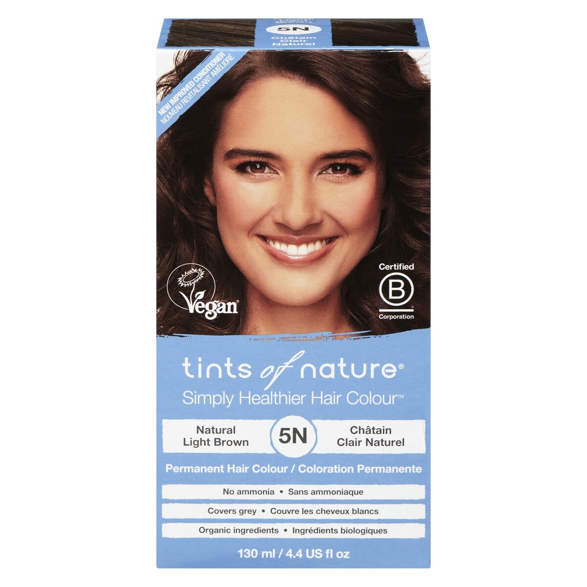 Colorant capillaire 5N brun pâle naturel