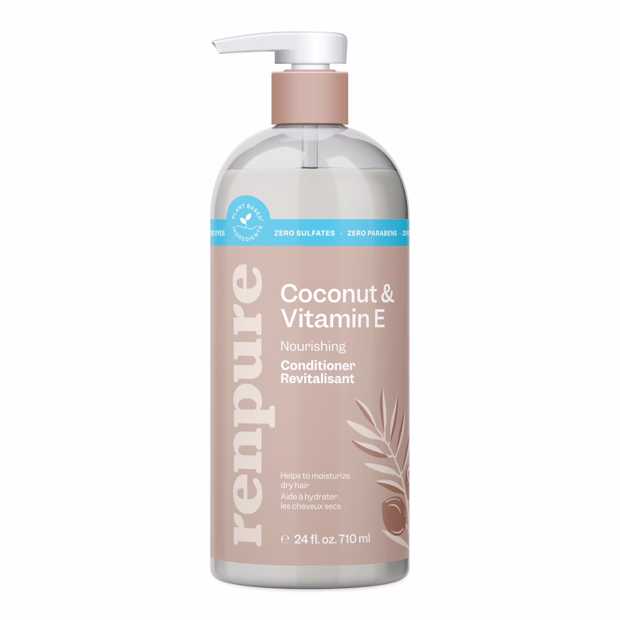 Revitalisant à la vitamine E au parfum de noix de coco
