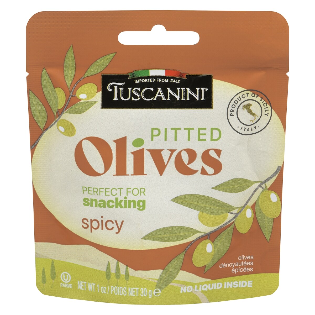 Olives dénoyautées épicées