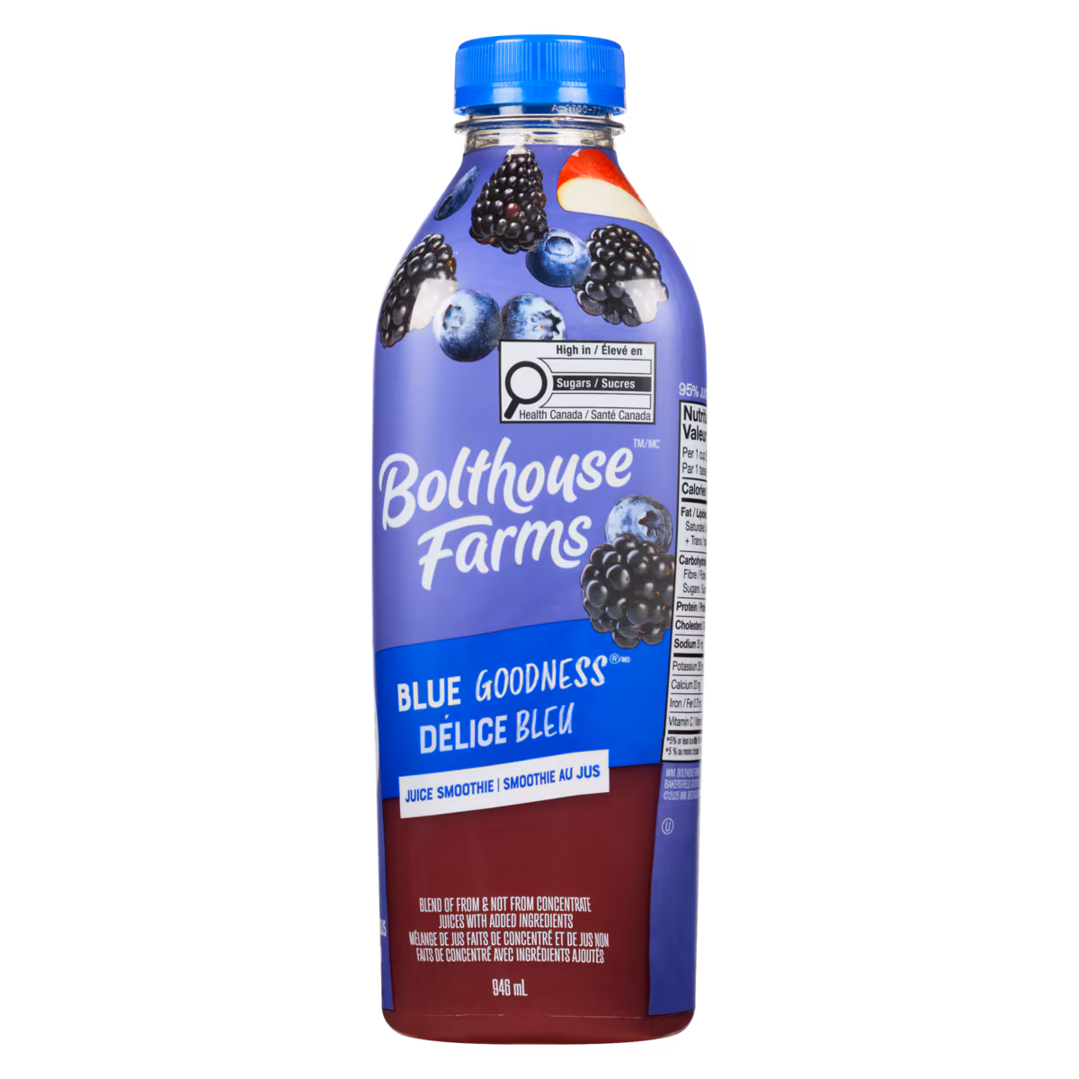 Boisson Délice bleu