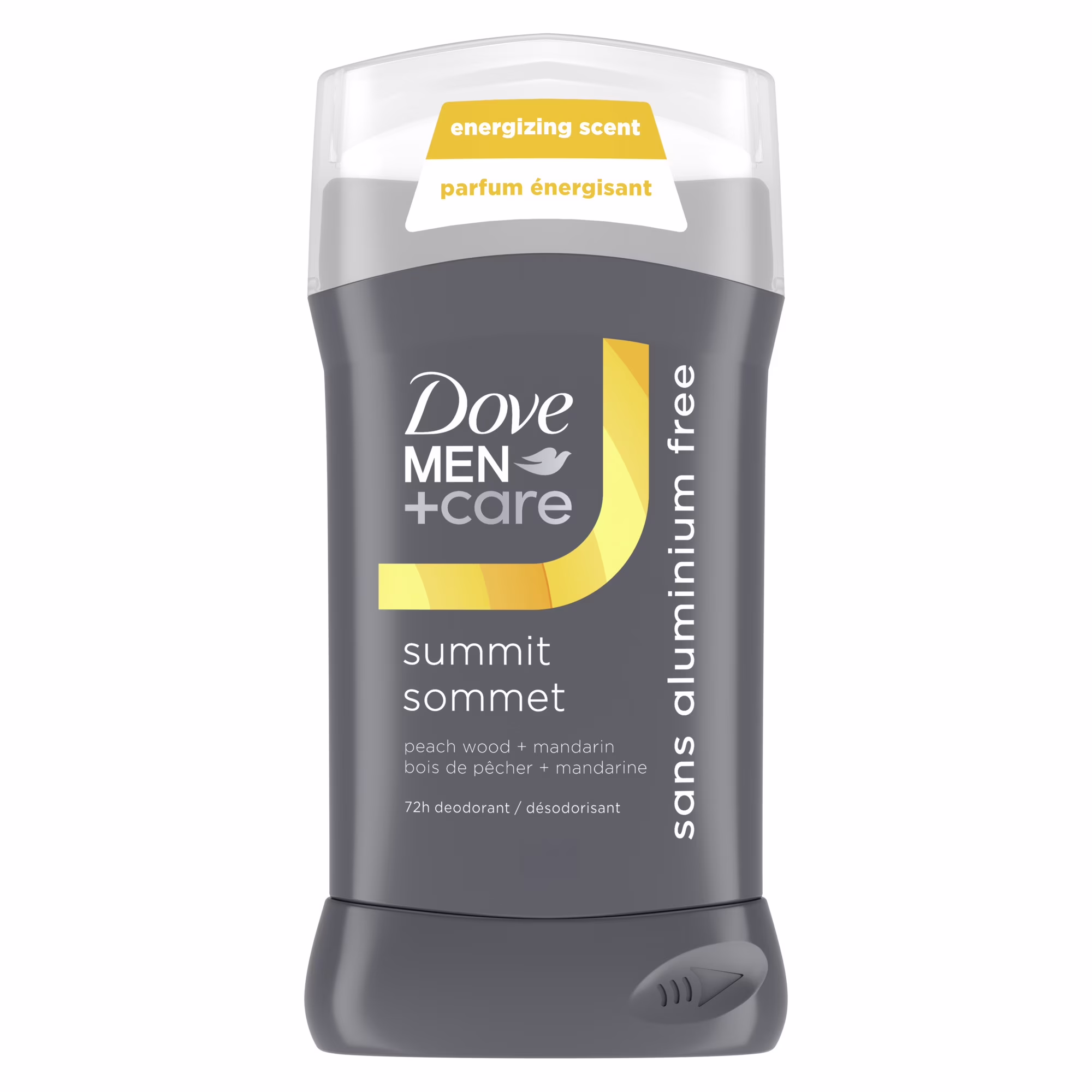 Dove men+care déodorant en bâton summit bois de pêcher + mandarine.
