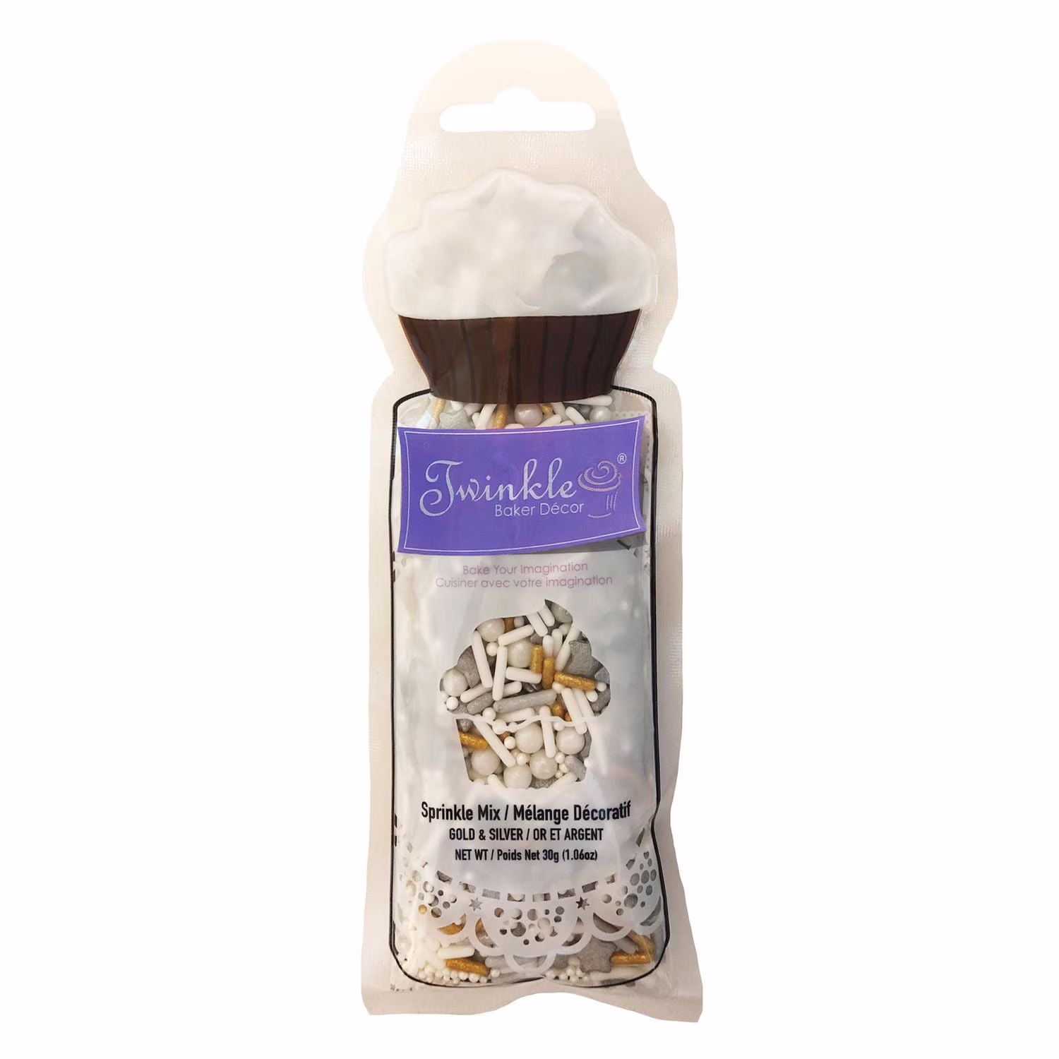 Sprinkles sachet de mélange d'or et d'argent de