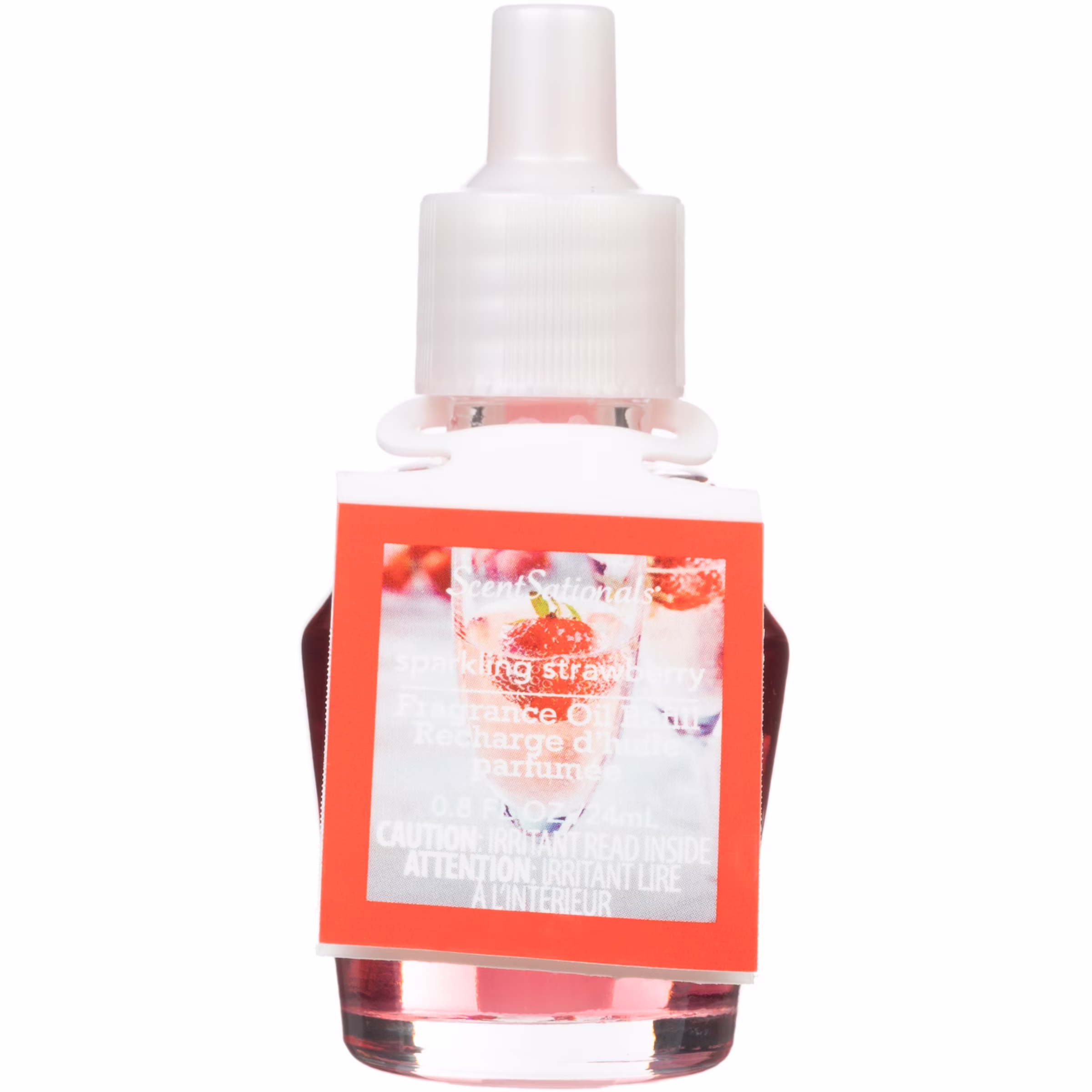 Huile scent charm scentsationals - sparkling strawberry 0.8 fl oz.  recharge