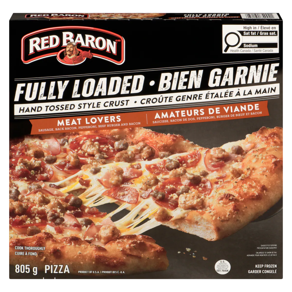 Pizza amateurs de viande