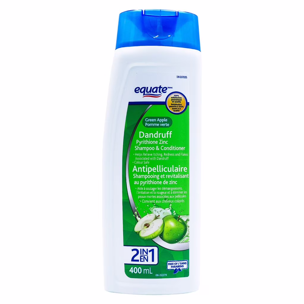 Equate 2 en 1 pomme verte antipelliculaire shampooing & revitalisant