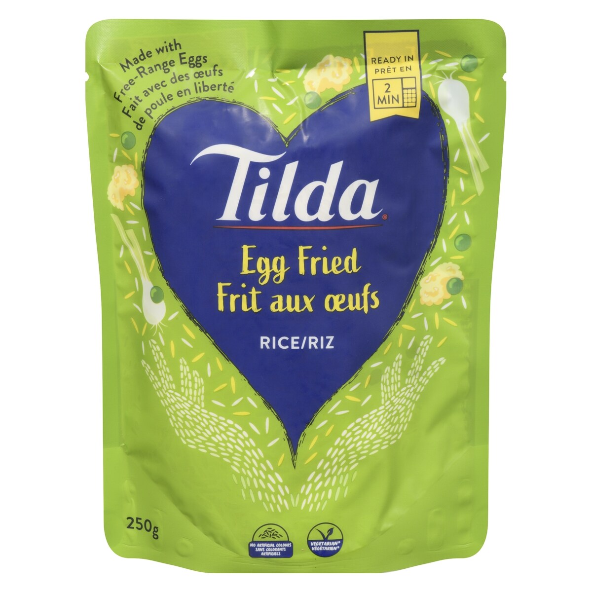 Riz prêt à manger aux oeufs