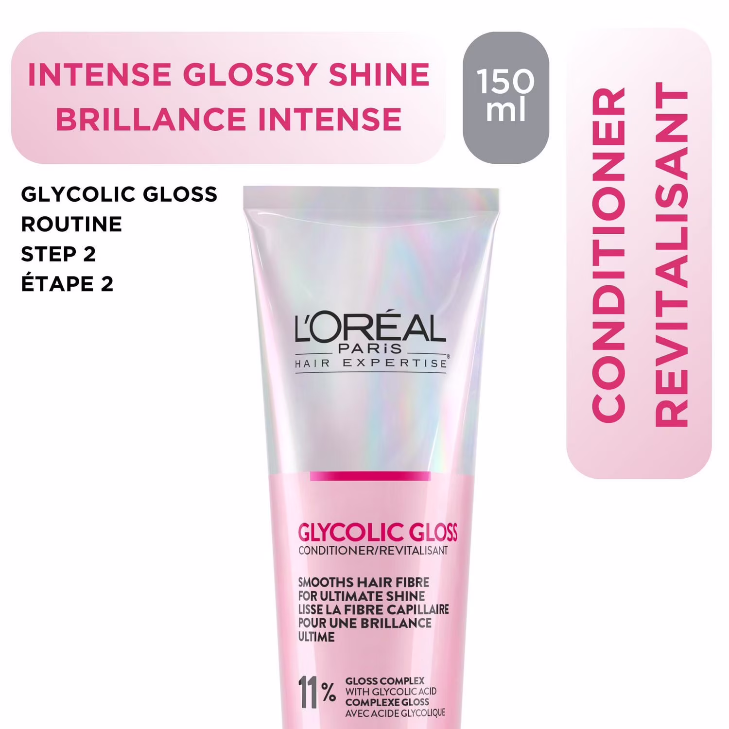 Hair expertise glycolic gloss revitalisant