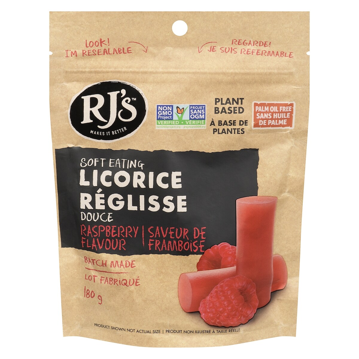 RJ's Licorice Réglisse Tendre Framboise