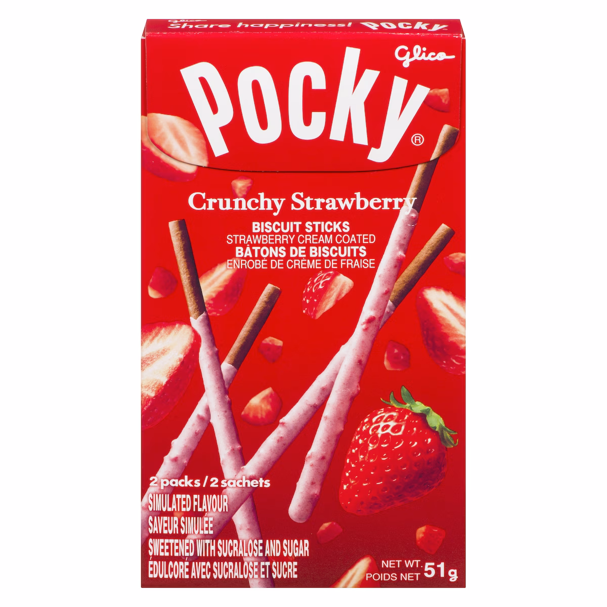POCKY CROQUANTE FRAISE
