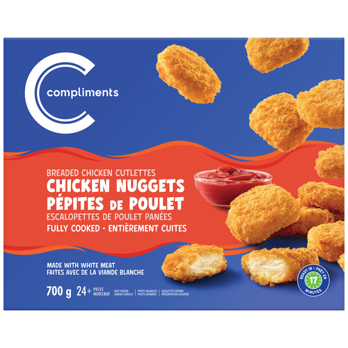Compliments pépite poulet pané entierement cuit 700 g
