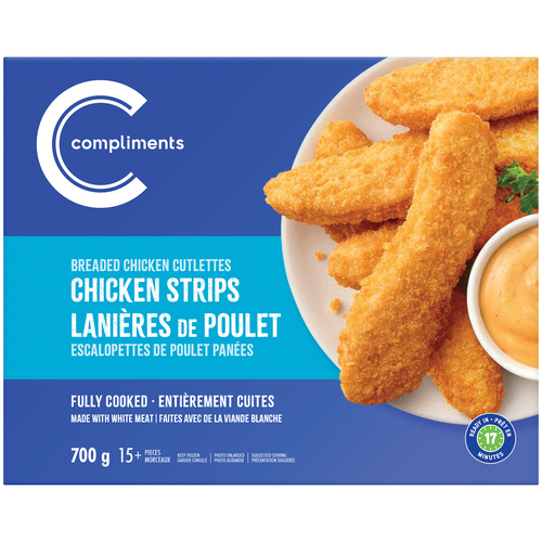 Compliments Lanières de poulet entièrement cuites 700 g