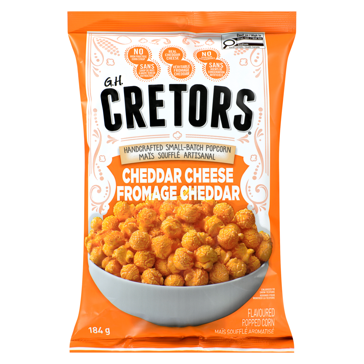 Cretors Fromage Cheddar Mais Souffle