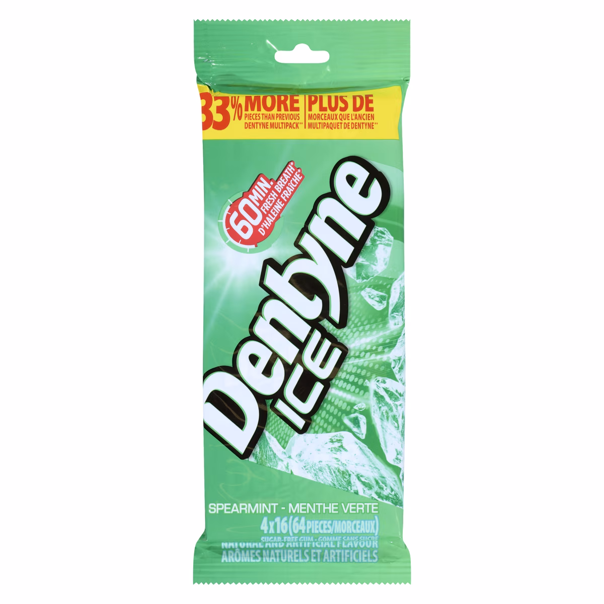 Gomme sans sucre menthe verte