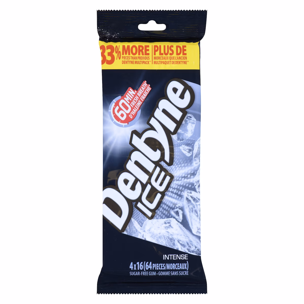 Gomme sans sucre intense