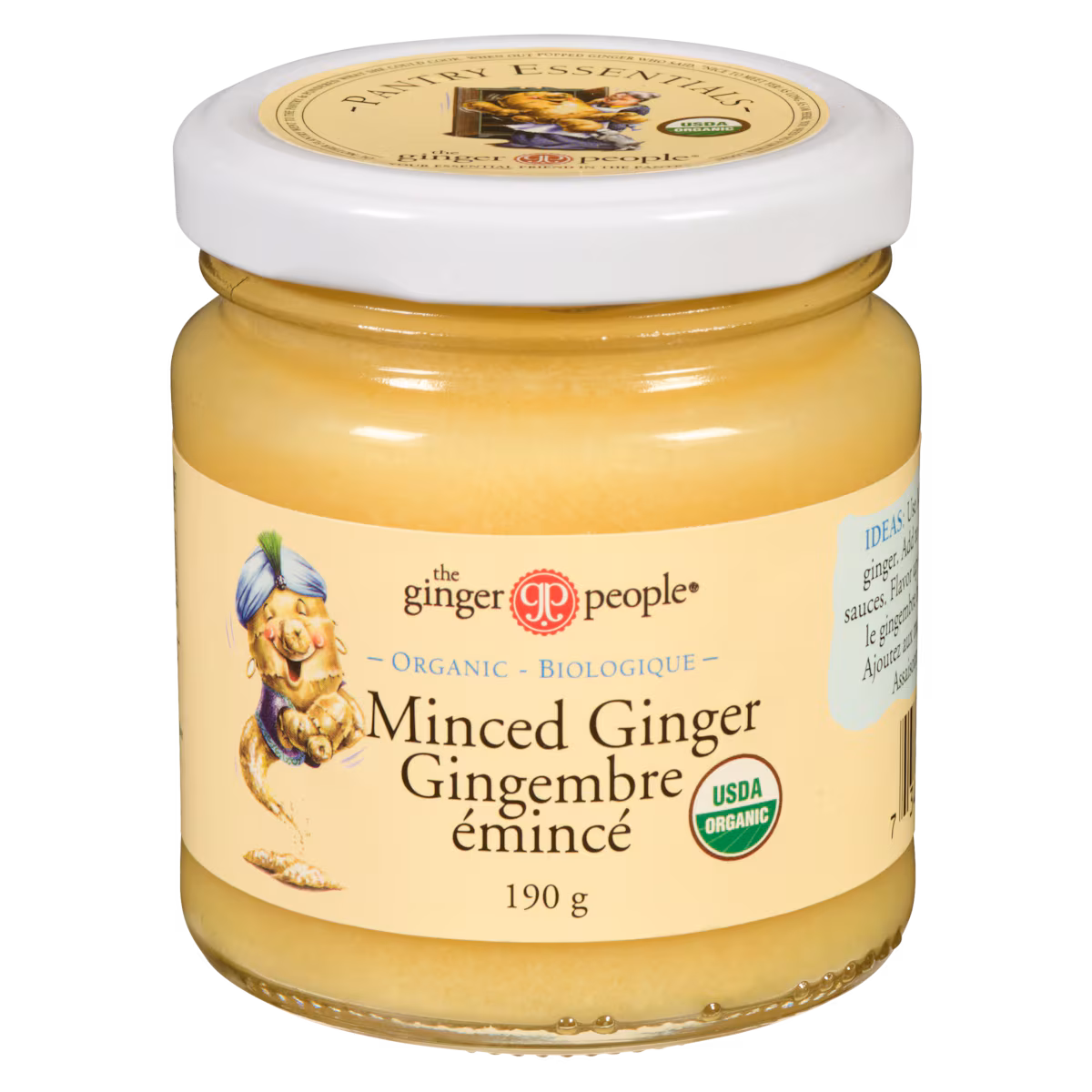 Gingembre émincé biologique