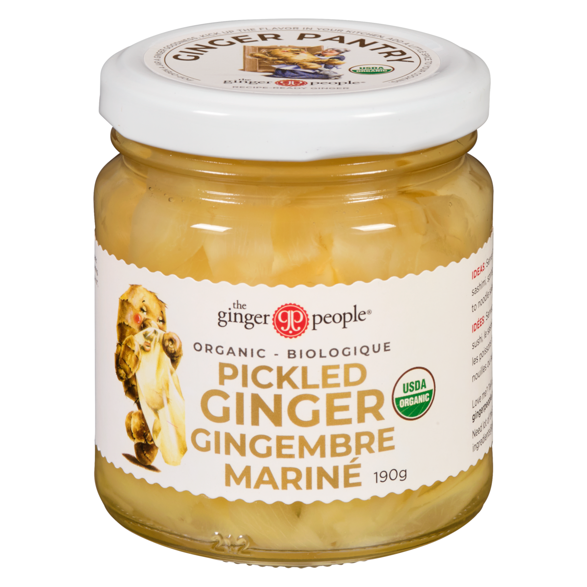 Gingembre mariné biologique