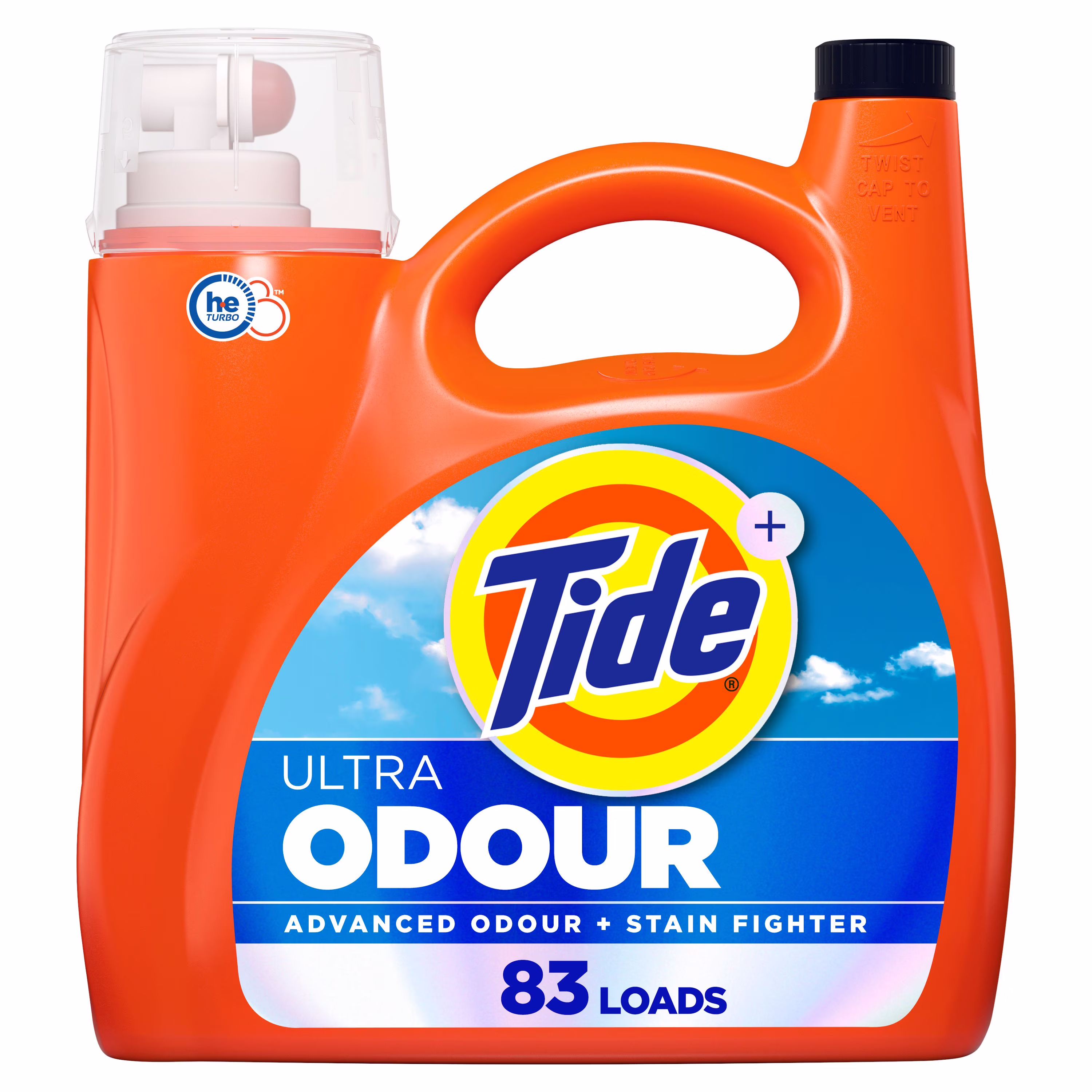 Détergent à lessive liquide avec éliminateur d'odeurs