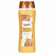 Nettoyant pour le corps doux suave essentials. lait et miel avec essence de mélange dhuiles doux. infusé de vitaminee et dextrait de miel.