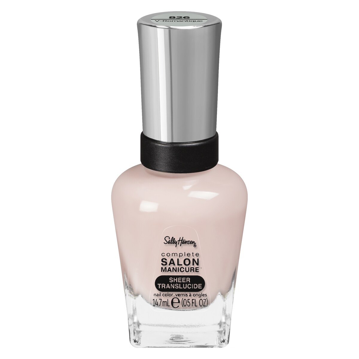 Complete salon manicure vernis à ongles translucide 826 v-romantique