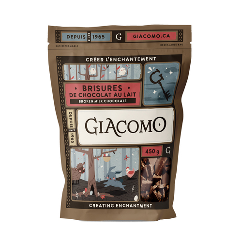 Giacomo Chocolat brisures au lait 450 g