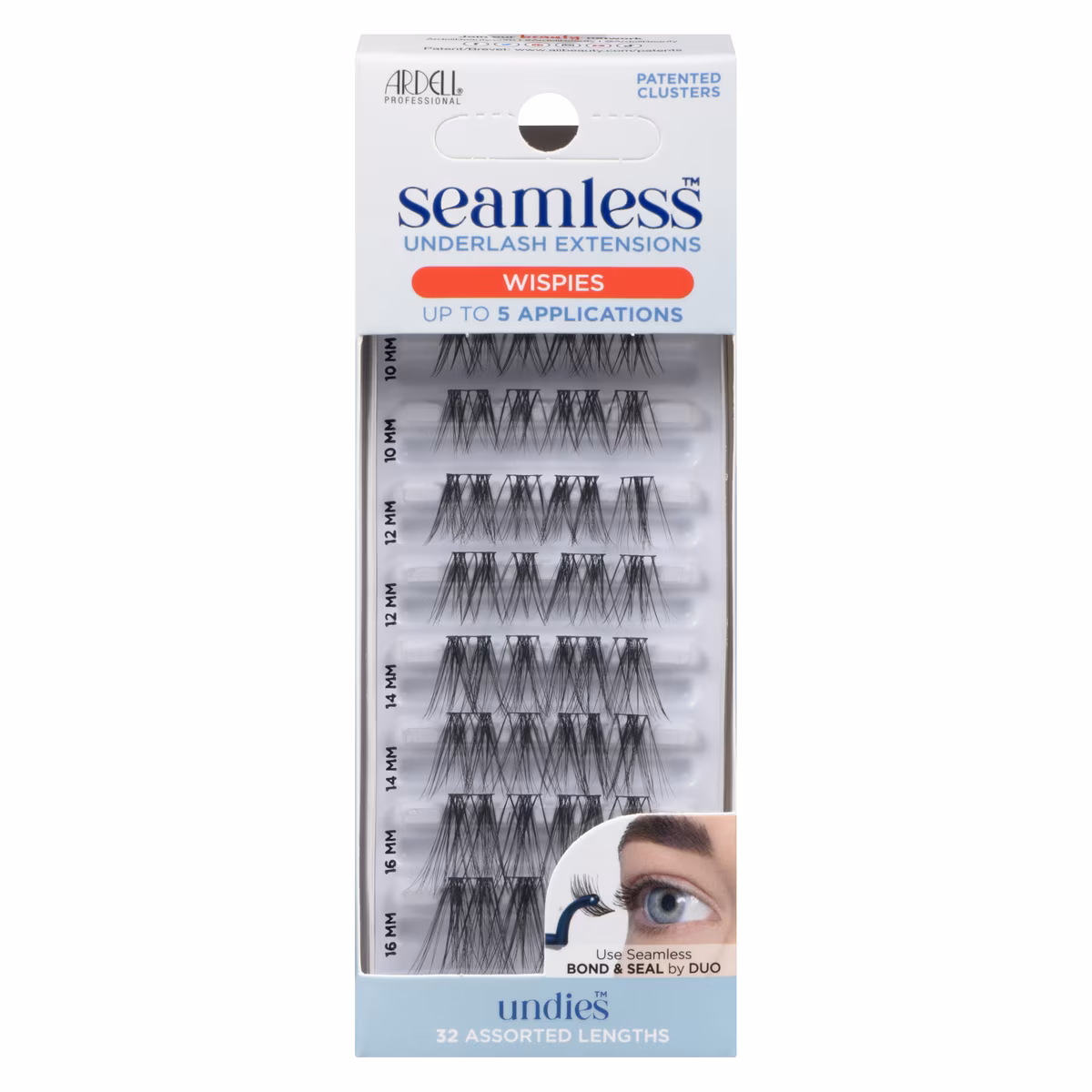 Seamless undies underlash extensions wispies