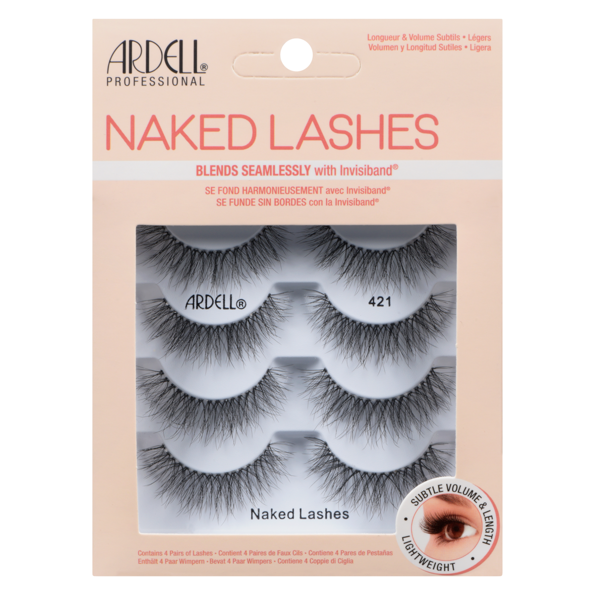 Faux Cils Naked En Multi-Emballage De 4, 421