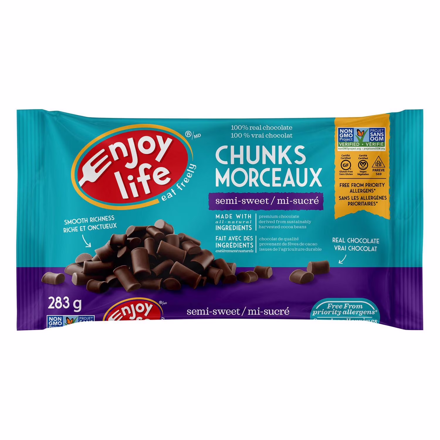 Chocolat méga morceaux sans gluten