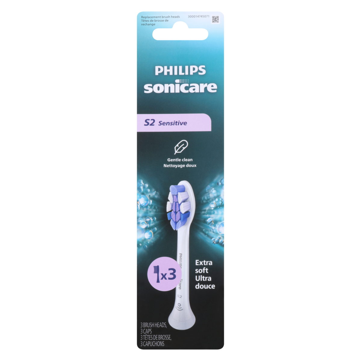 Têtes de brosse de rechange s2 sensitive