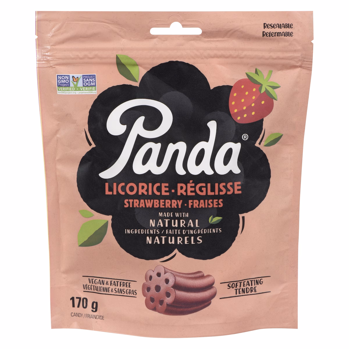 Friandises de réglisse aux fraises