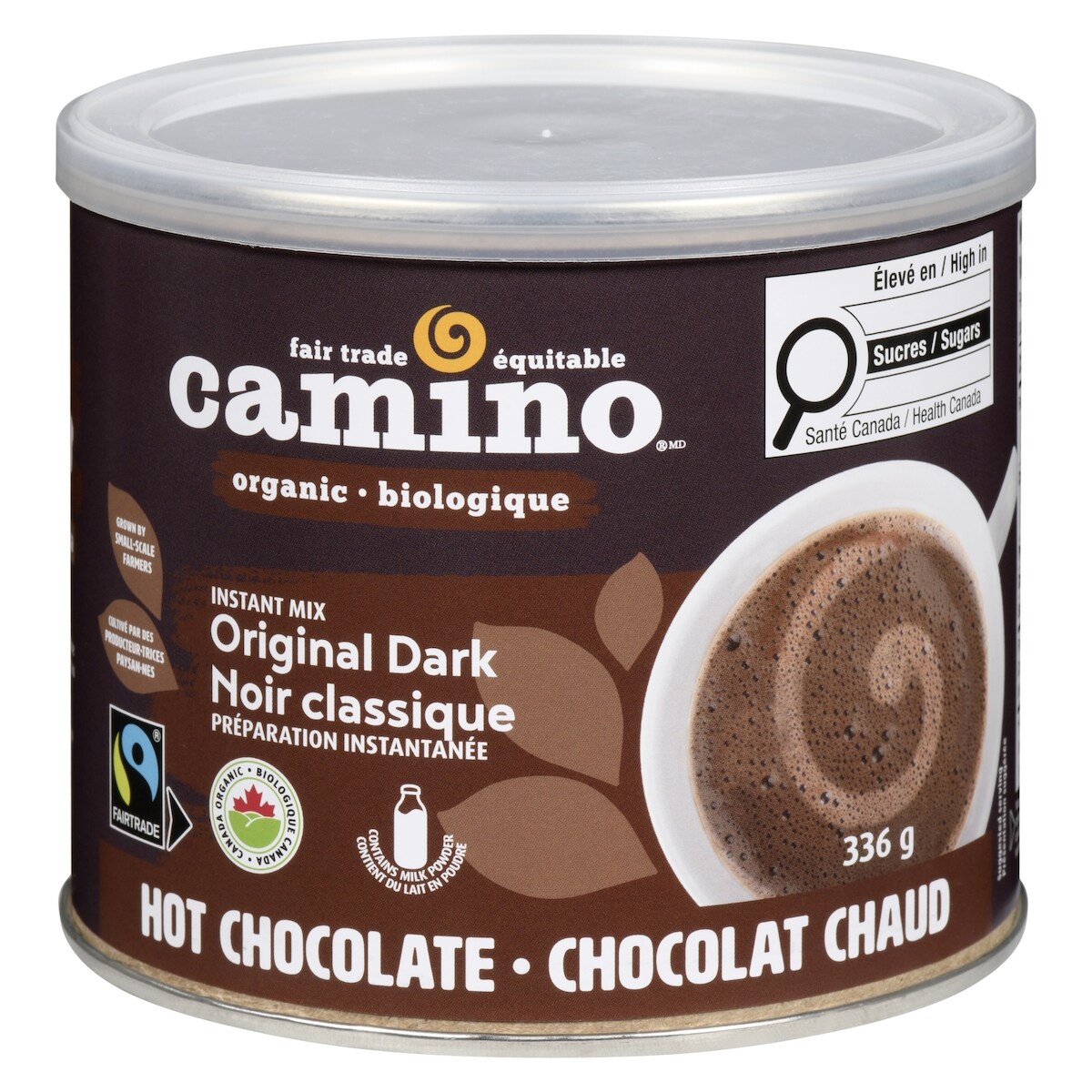 Chocolat chaud noir biologique