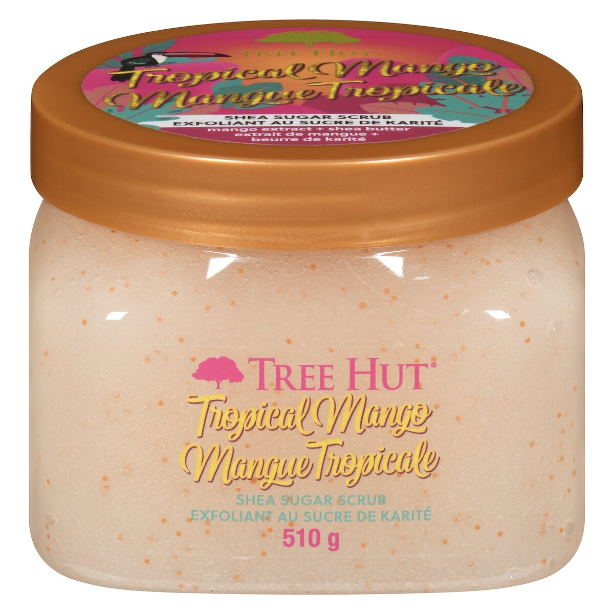 Exfoliant au sucre de karité mangue tropicale