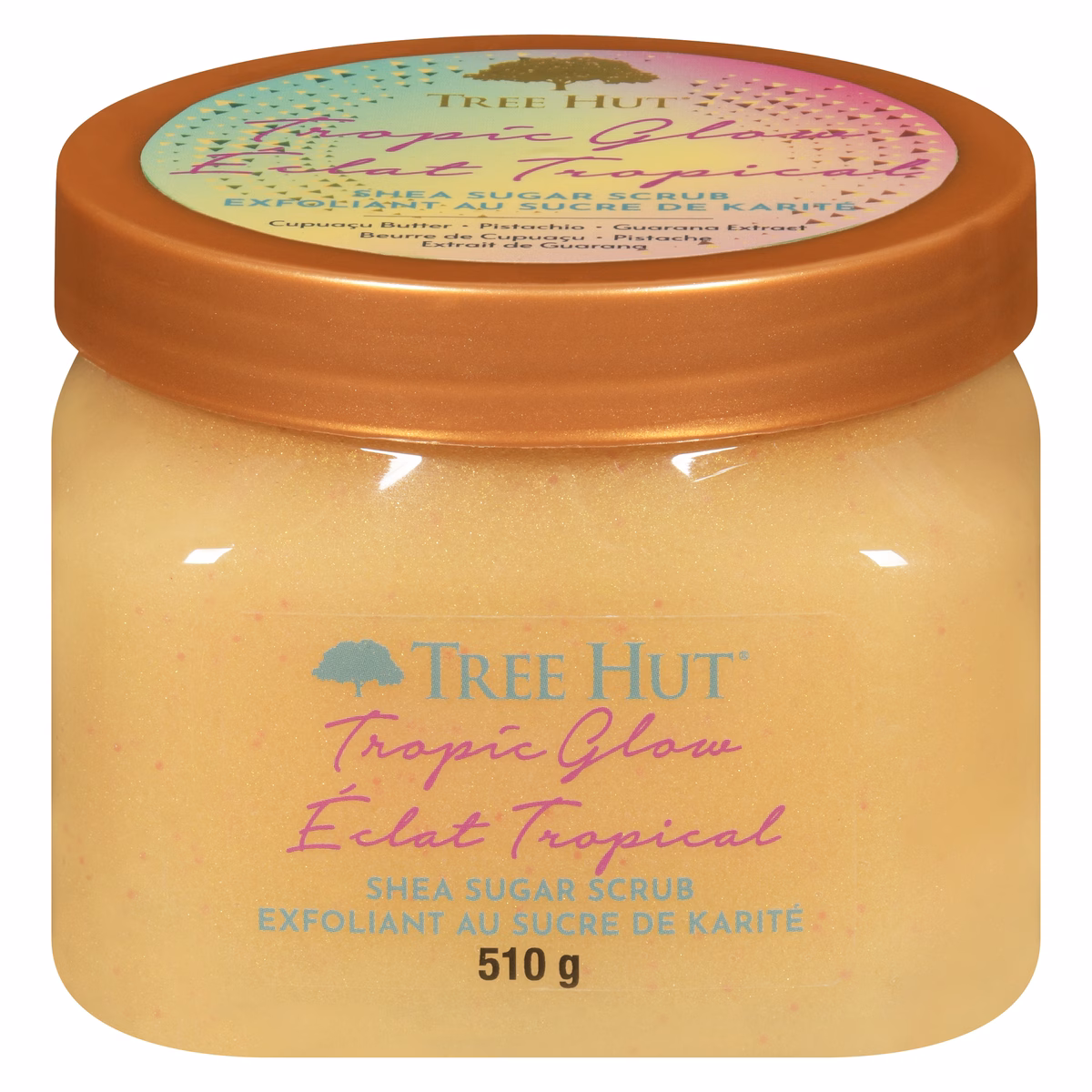 Exfoliant au sucre de karité éclat tropical