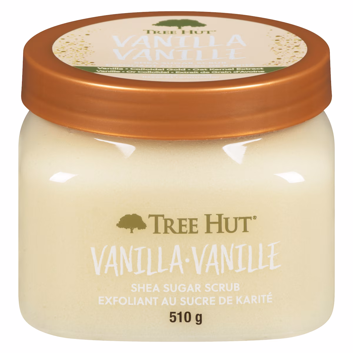Exfoliant au sucre de karité vanille