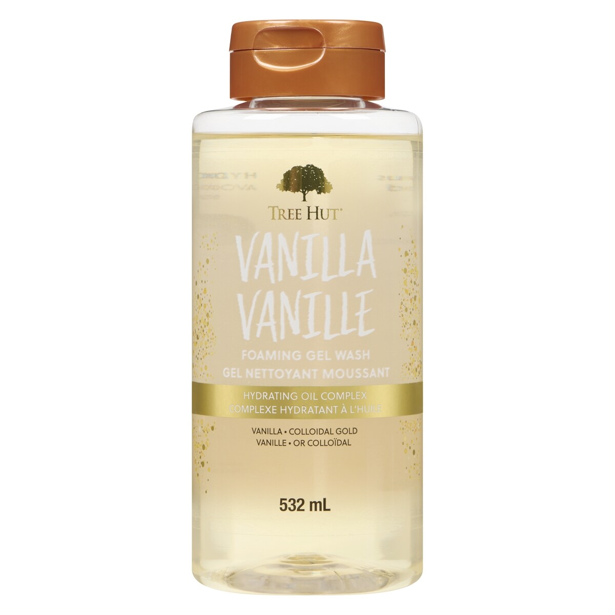 Gel nettoyant moussant vanille