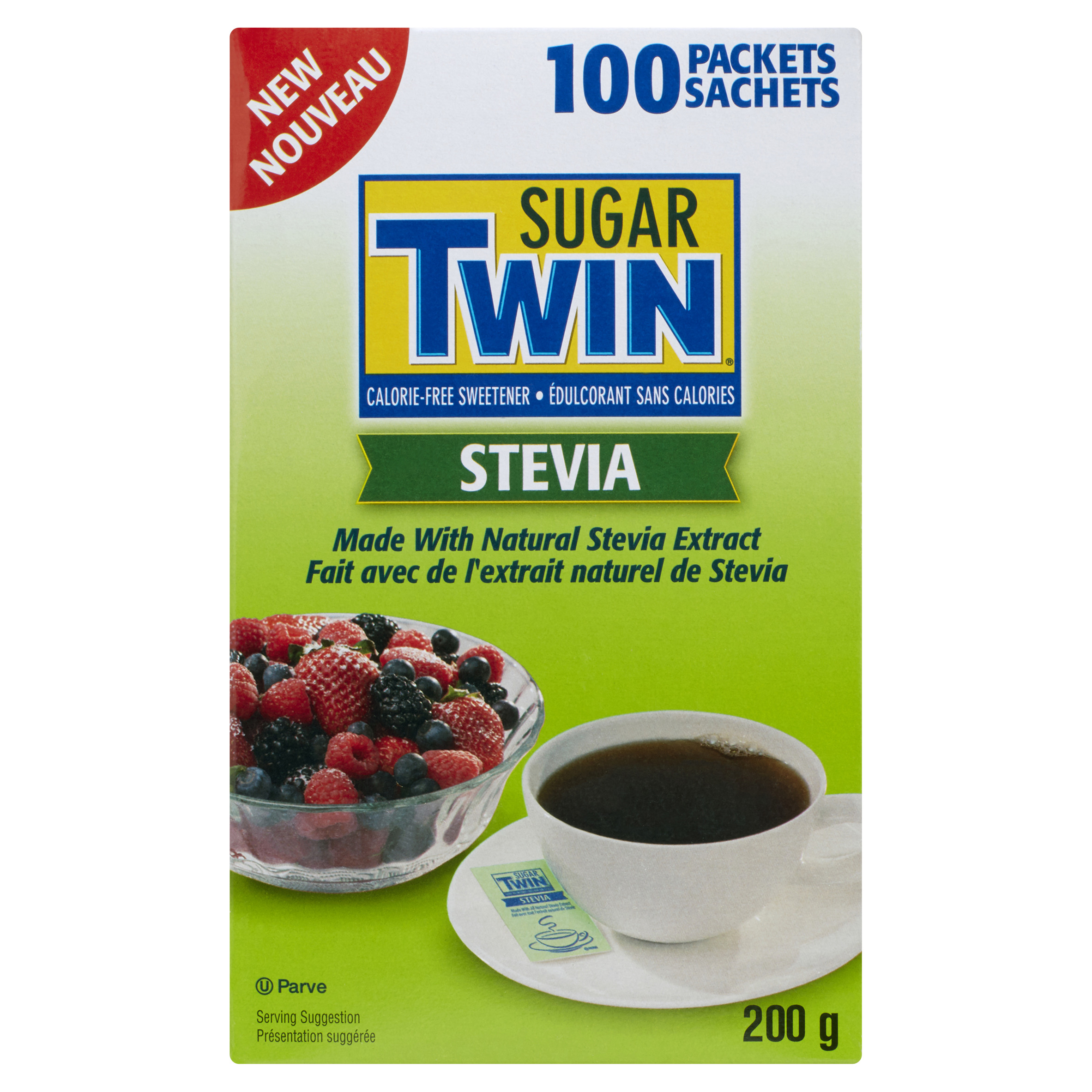 Édulcorant stevia sans calories