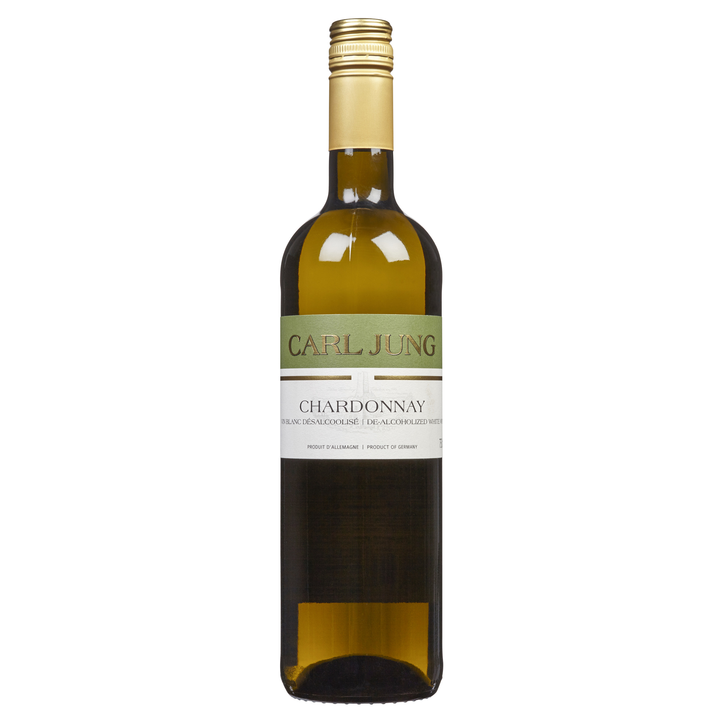 Carl Jung Vin Chardonnay sans alcool 750 ml (bouteille)
