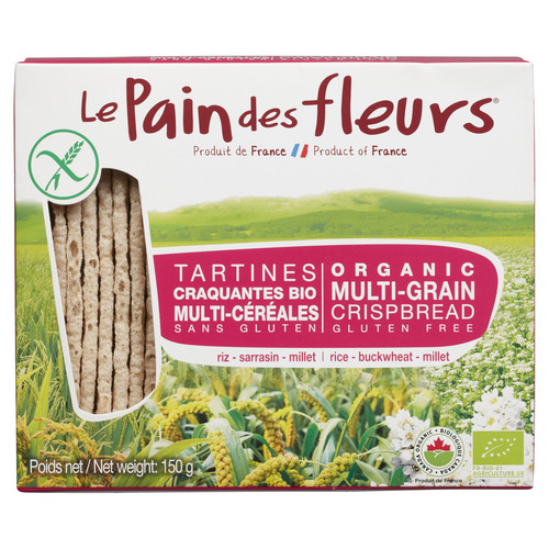 Pain des Fleurs Tartines multigrains sans gluten biologique 150 g