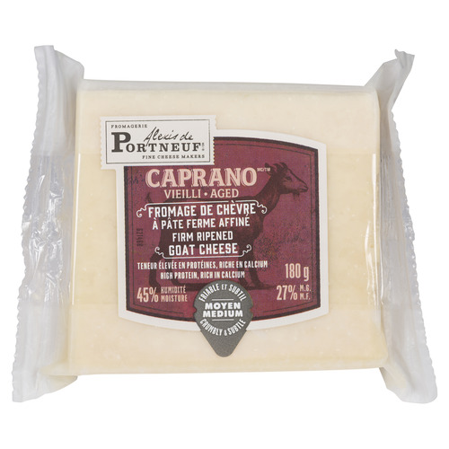 Fromagerie Alexis de Portneuf Fromage Caprano Vieilli 180 g