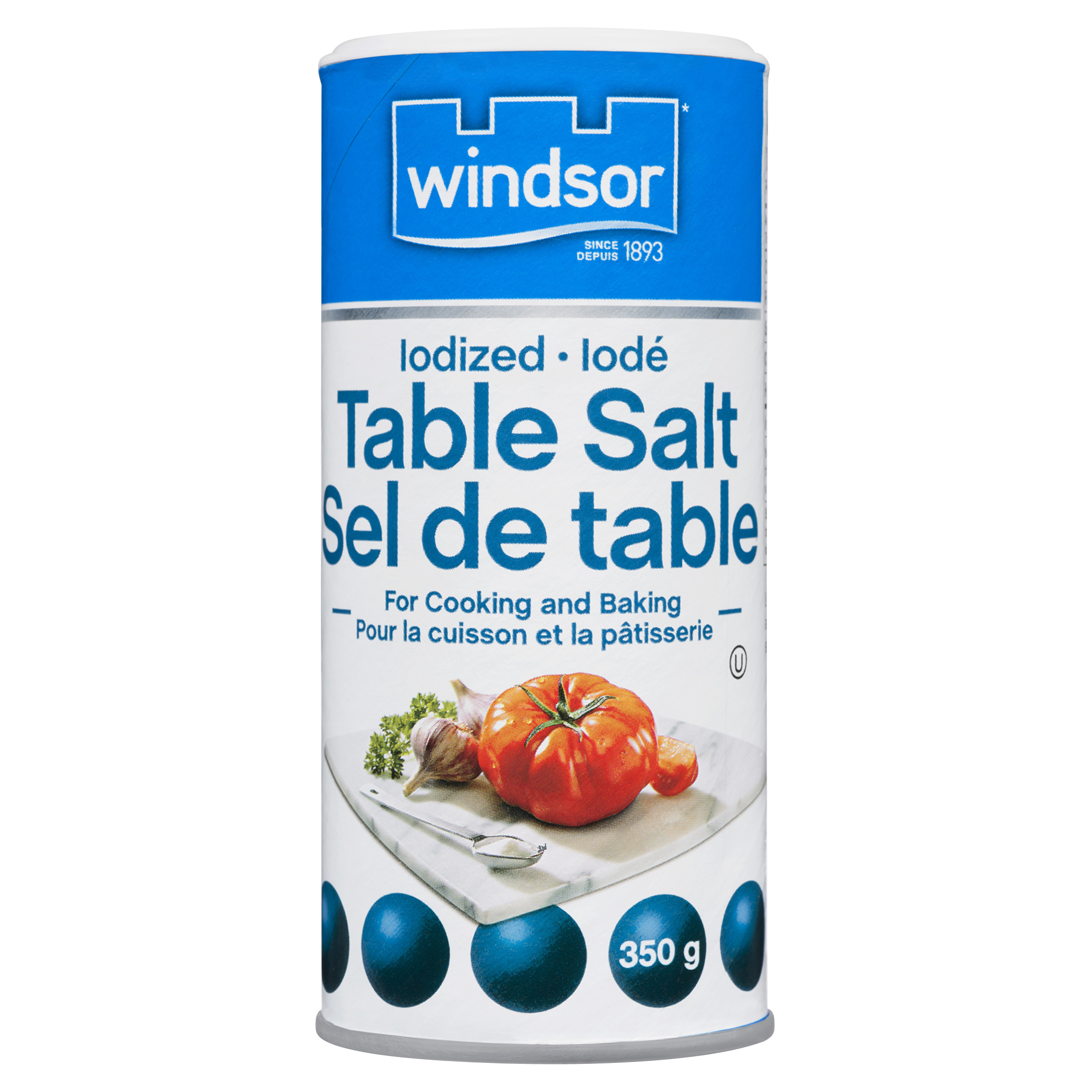 Windsor Sel de table iodé 350 g