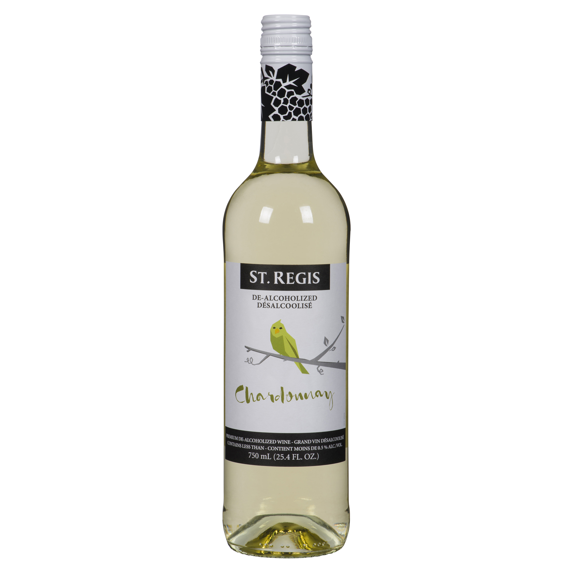 Vin blanc du Québec désalcoolisé
