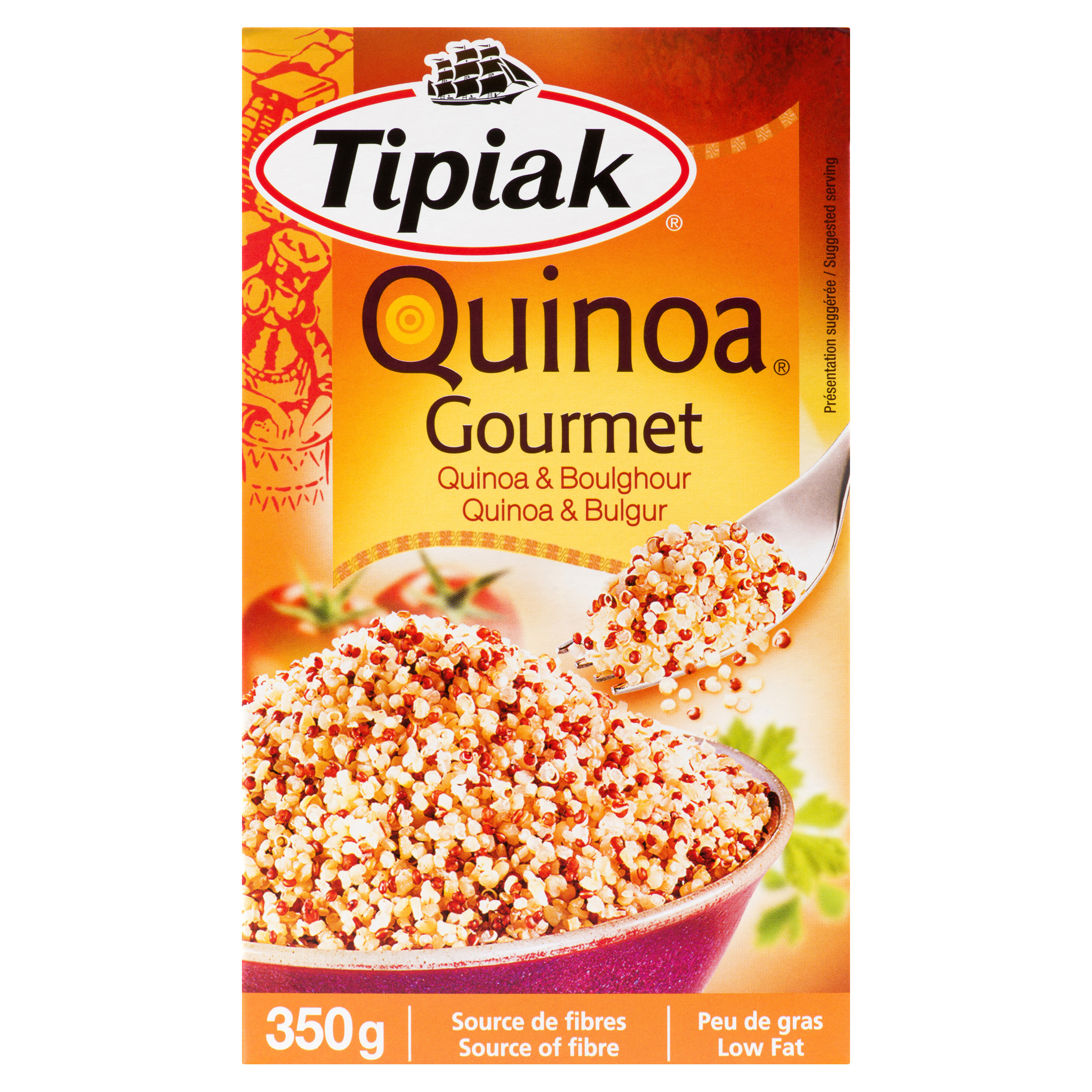 Quinoa gourmand avec bulgur