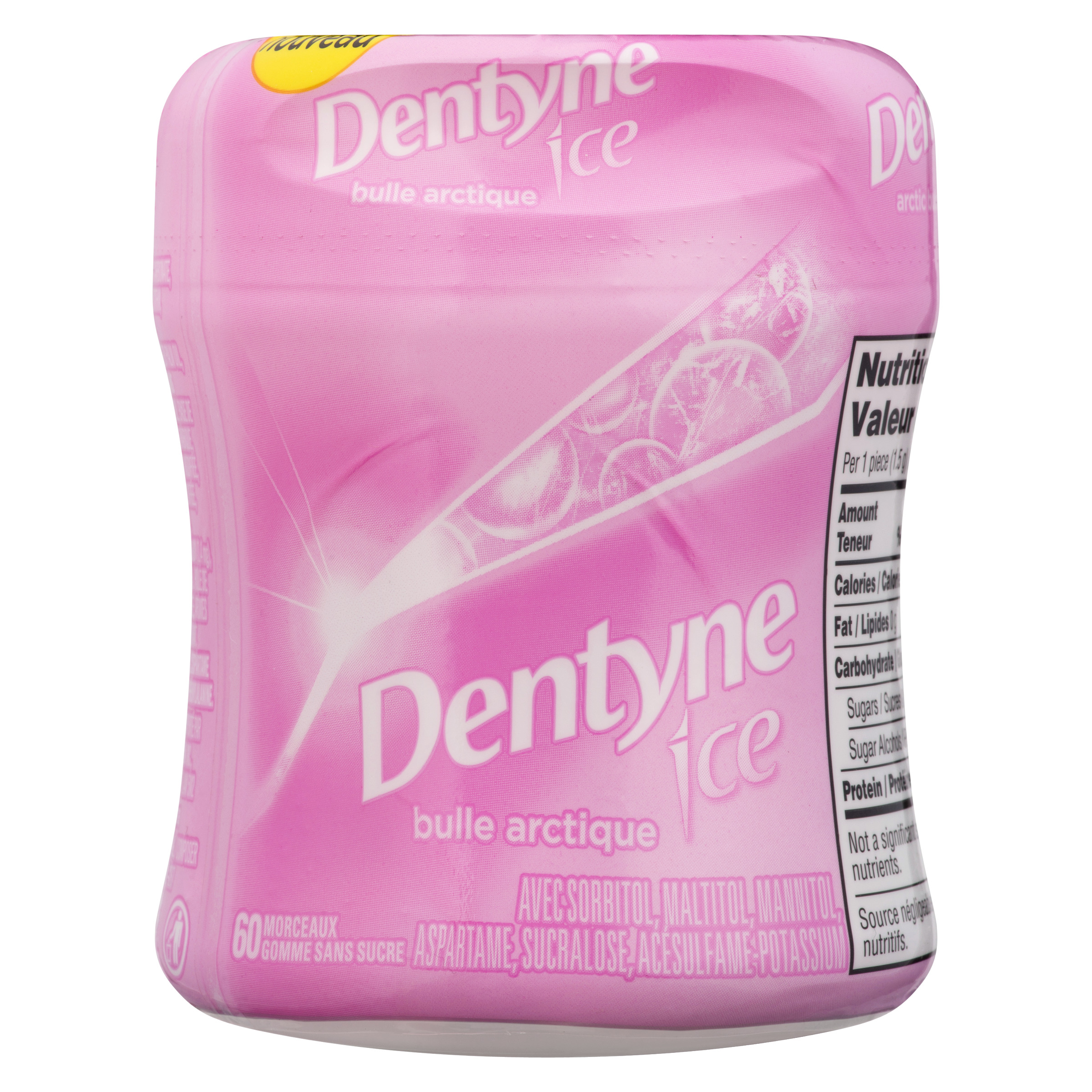 Dentyne Ice Gommes à mâcher balloune en bouteille 60 un