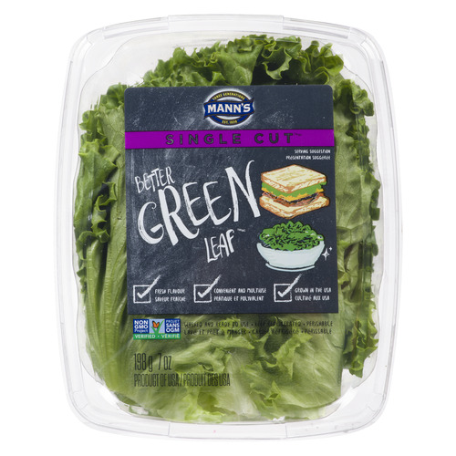 Mann's Better Burger Leaf Laitue aux feuilles vertes 198 g