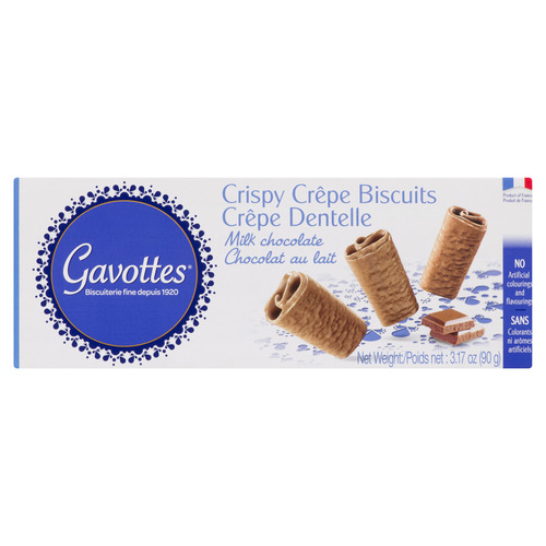 Crêpe dentelle au chocolat au lait