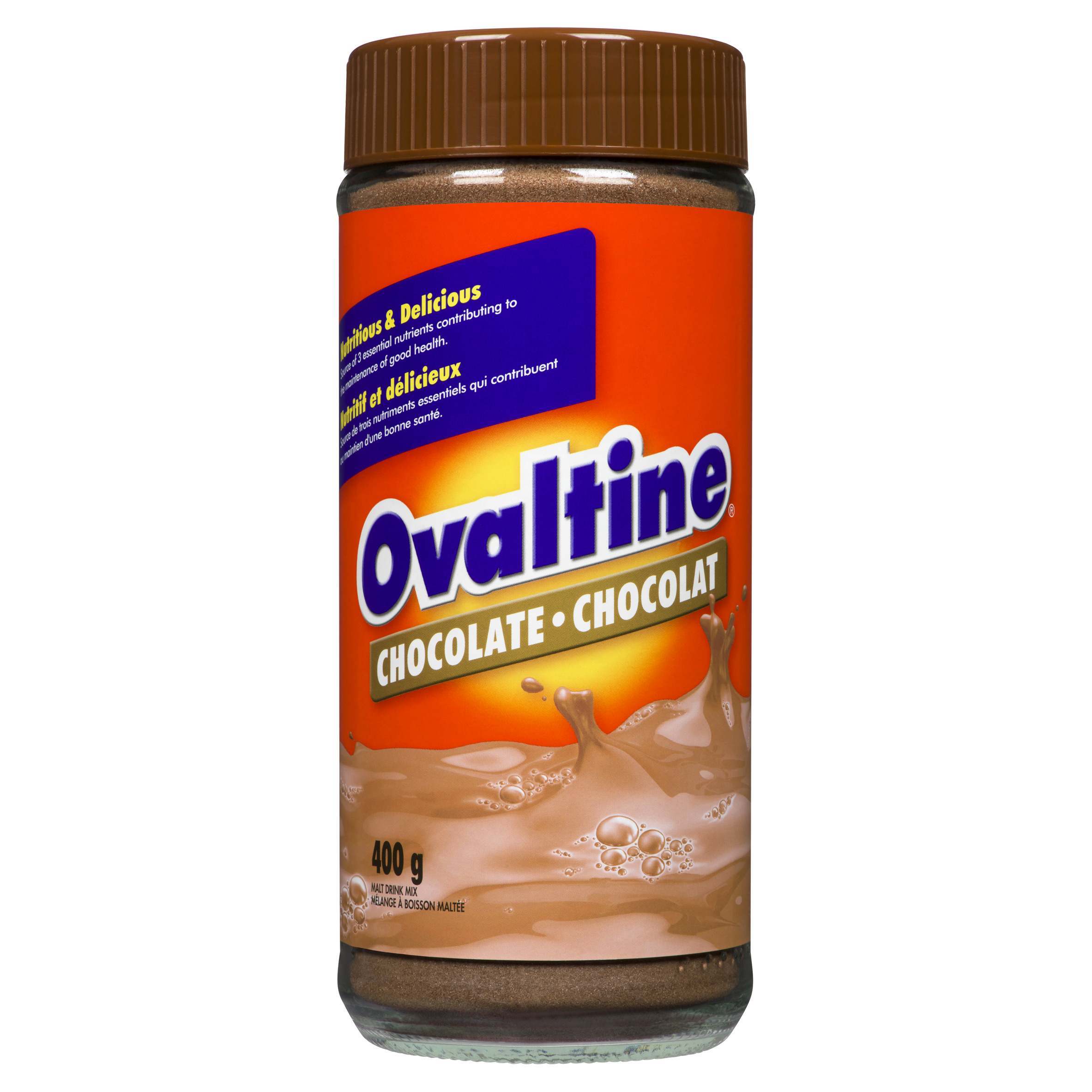 Ovaltine Boisson maltée classique au chocolat 400 g