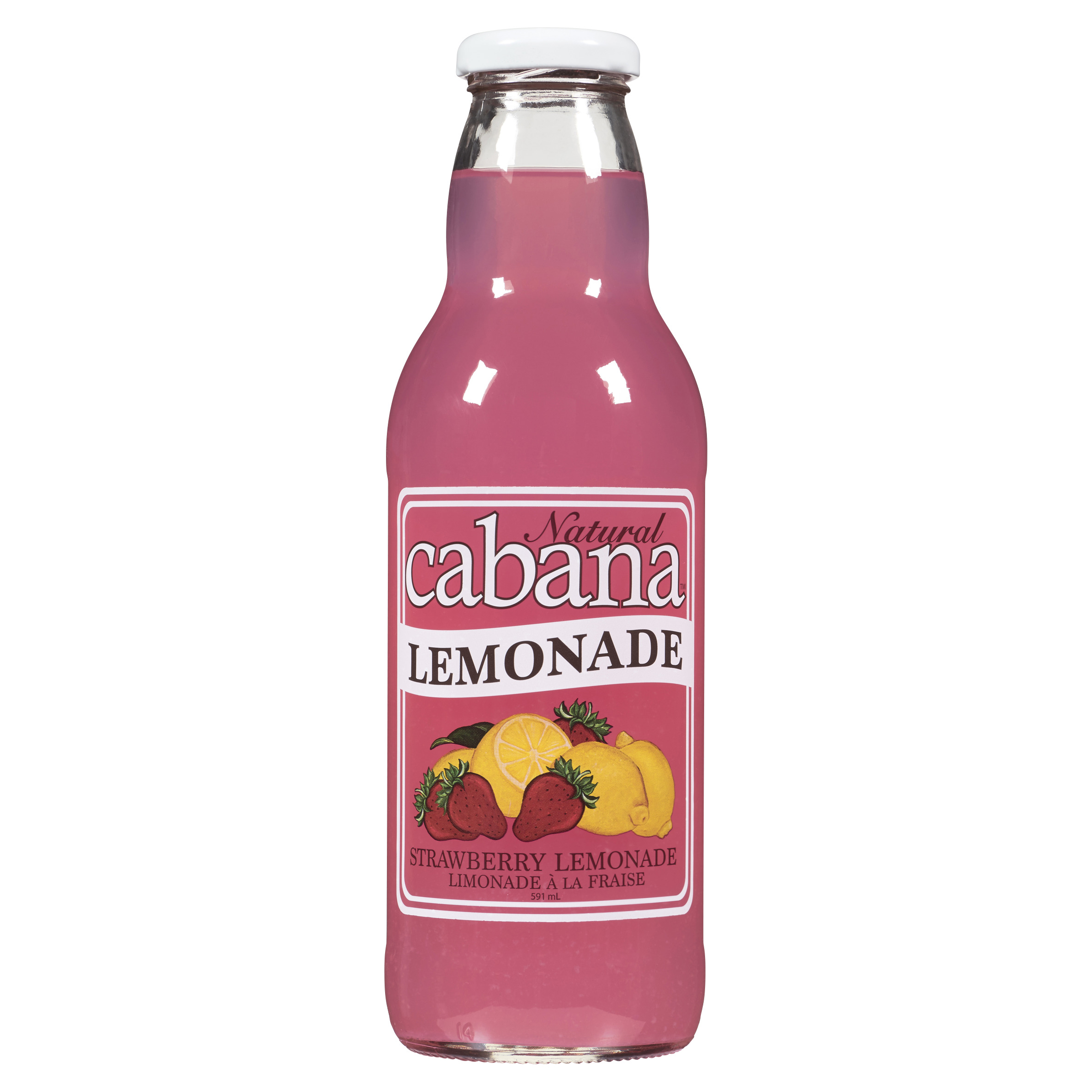 Natural Cabana Limonade à la fraise 591 ml
