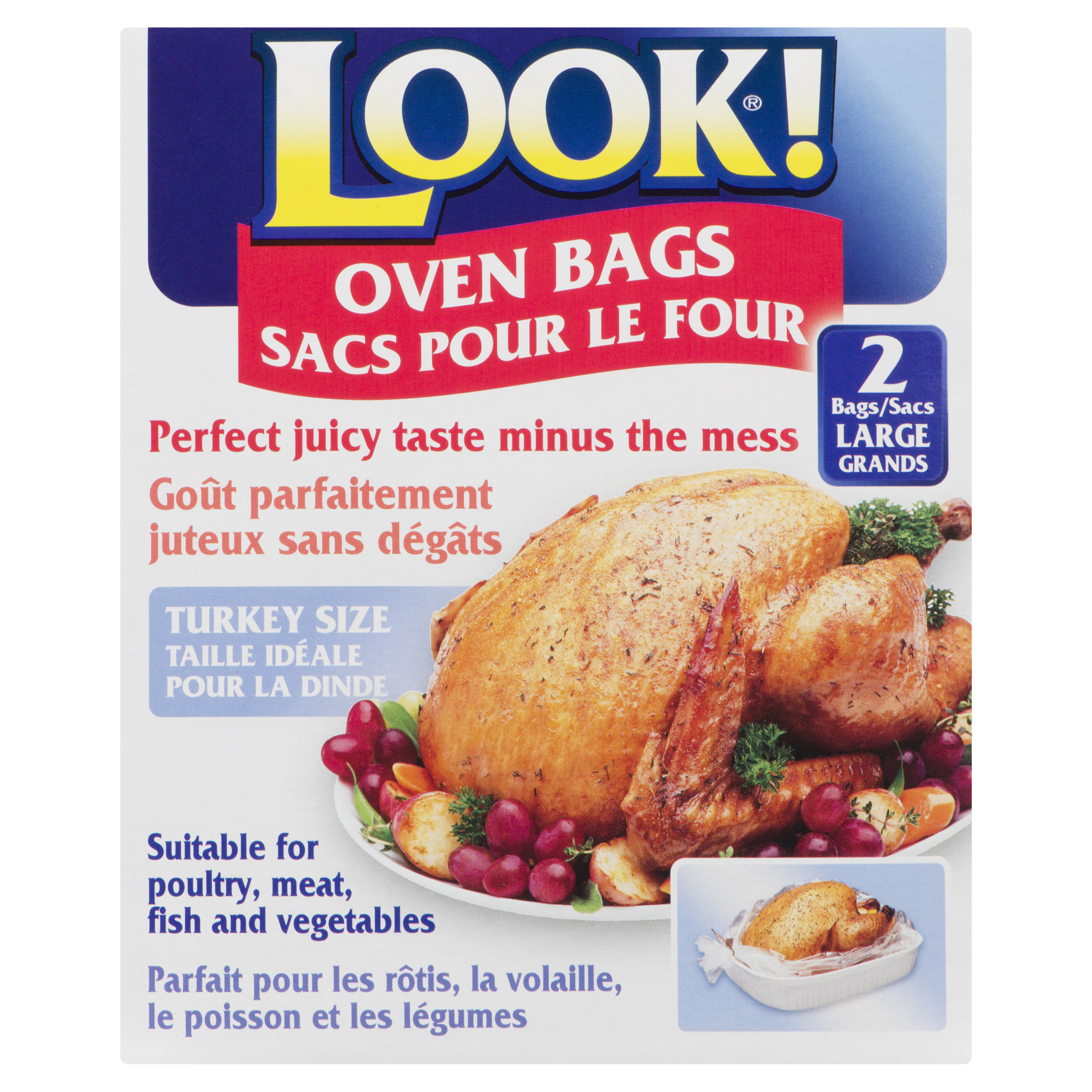Sacs à four grands pour dinde